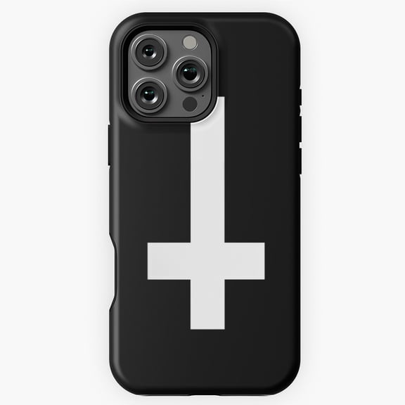 upside down cross Phone Case for iPhone 16 15 14 13 12 11 Pro Max M5913494