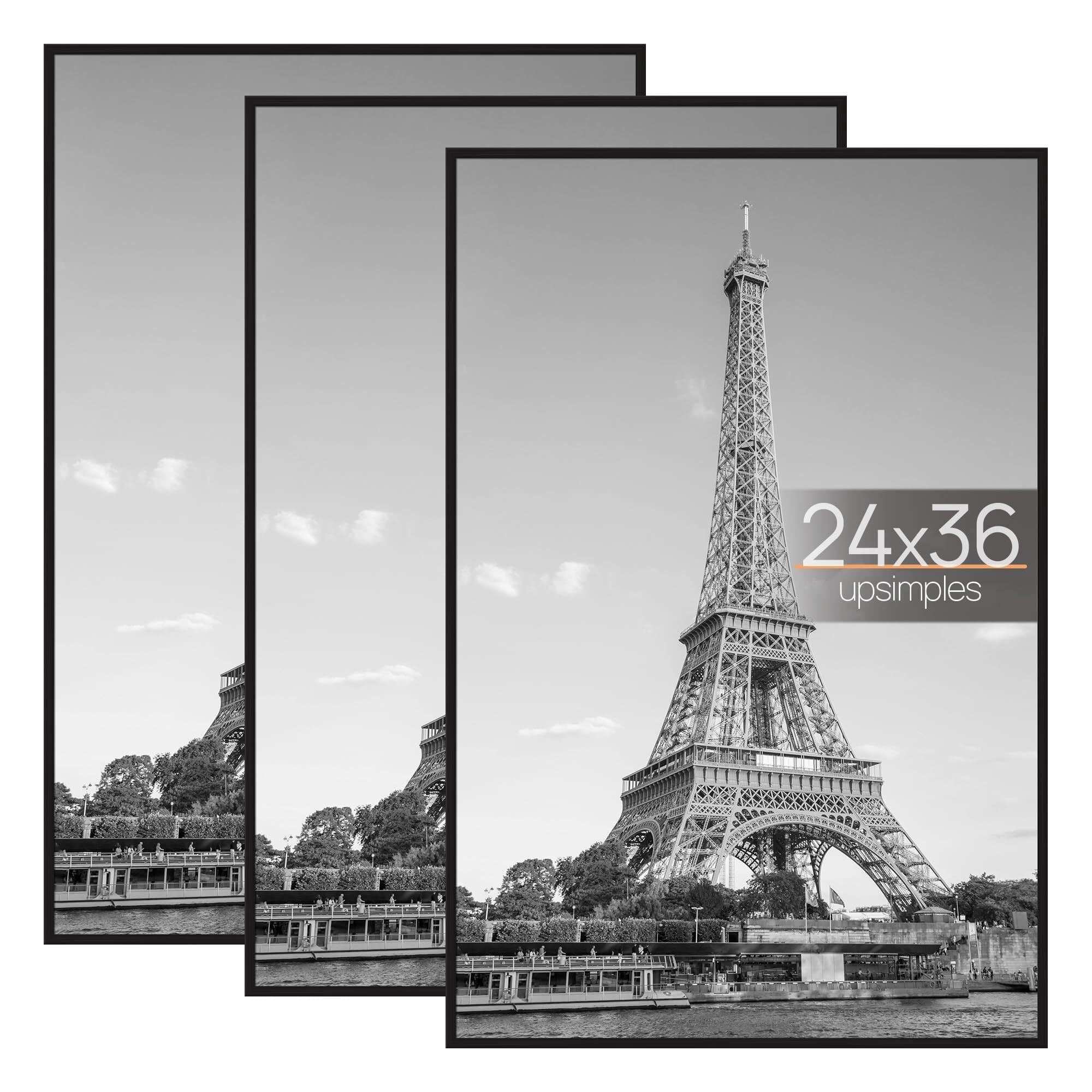 Mainstays 24x30 Casual Poster and Picture Frame Black Set of 2