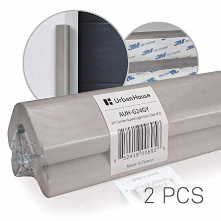 urbanhouse (2-Pack High-Density Corner Guard Edge Protector & Bumper for Parking Garages, Workshops, Baby Proofing Walls and Furniture - Neutral Grey, 24 Inches. price history and forecast - urbanhouse AUH-G24GY