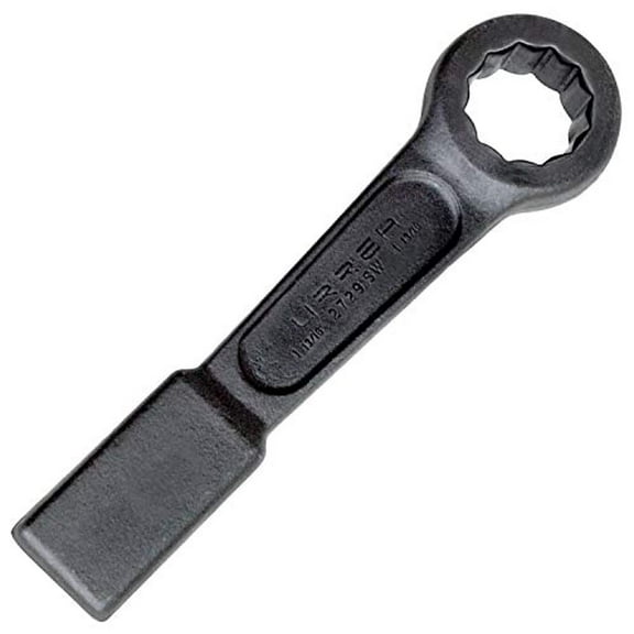 urrea 12-point striking wrench - 24 mm black flat strike wrench with straight pattern design & extra wide striking zone - 2724swm