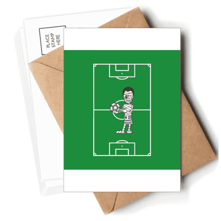 uruguayan soccer player cartoon Postcards Envelopes Blank Note Cards Mailing