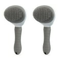 thumbnail image 1 of us 1-2 pack self cleaning slicker brushes for dogs cats pet grooming brush tool, 1 of 5