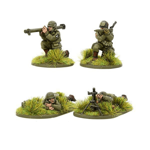 Bolt Action US Airborne Bazooka and Light Mortar Teams 1944-45