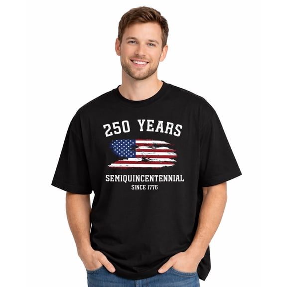 usa 250 celebration Patriotic usa liberty celebration Semiquincentennial Unisex Adult Tee 1776-2026 Patriotic Independence Day Graphic Casual T-Shirt for Men Women