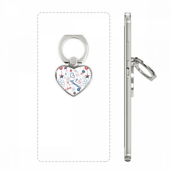usa candy flower star love heart word ph stand holder kickstand universal support
