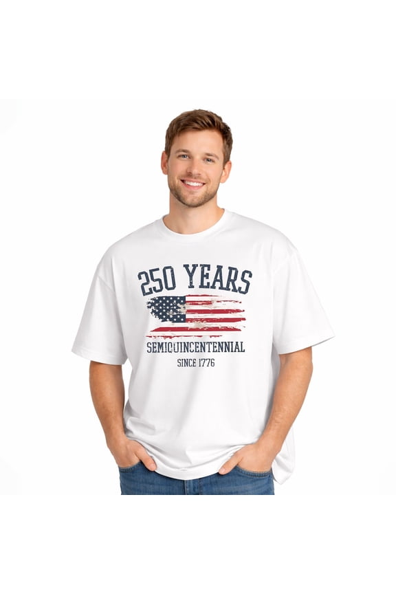 usa freedom eagle Patriotic American 250th Anniversary Commemorative T-shirt 1776–2026 Adult T-shirt, Soft Pure Cotton Short Sleeve Independence Day Graphic T-shirt