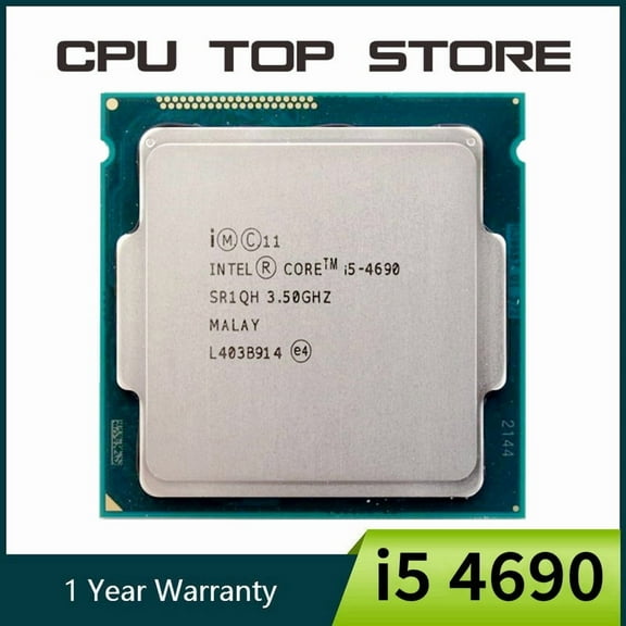 usedCore i5 4690 3.5Ghz LGA 1150 Quad Core Desktop SR1QH cpu processor