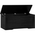 thumbnail image 1 of usikey 39.4” Storage Chest, Toy Chest, Toy Box with Safety Hinges, Lift Top Storage Bench, Supports 220 lb, for Living Room, Bedroom, Entryway, Black, 1 of 17