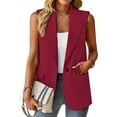 thumbnail image 1 of utcoco Women's Casual Business Sleeveless Blazer Vest with Pockets, 1 of 4