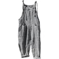 thumbnail image 1 of utcoco Women's Casual Striped Relaxed Overall Jumpsuits, 1 of 3