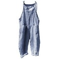 thumbnail image 1 of utcoco Women's Casual Striped Relaxed Overall Jumpsuits, 1 of 4