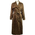 thumbnail image 1 of utcoco Womens Faux Suede Notched Lapel Long Trench Coat, 1 of 3