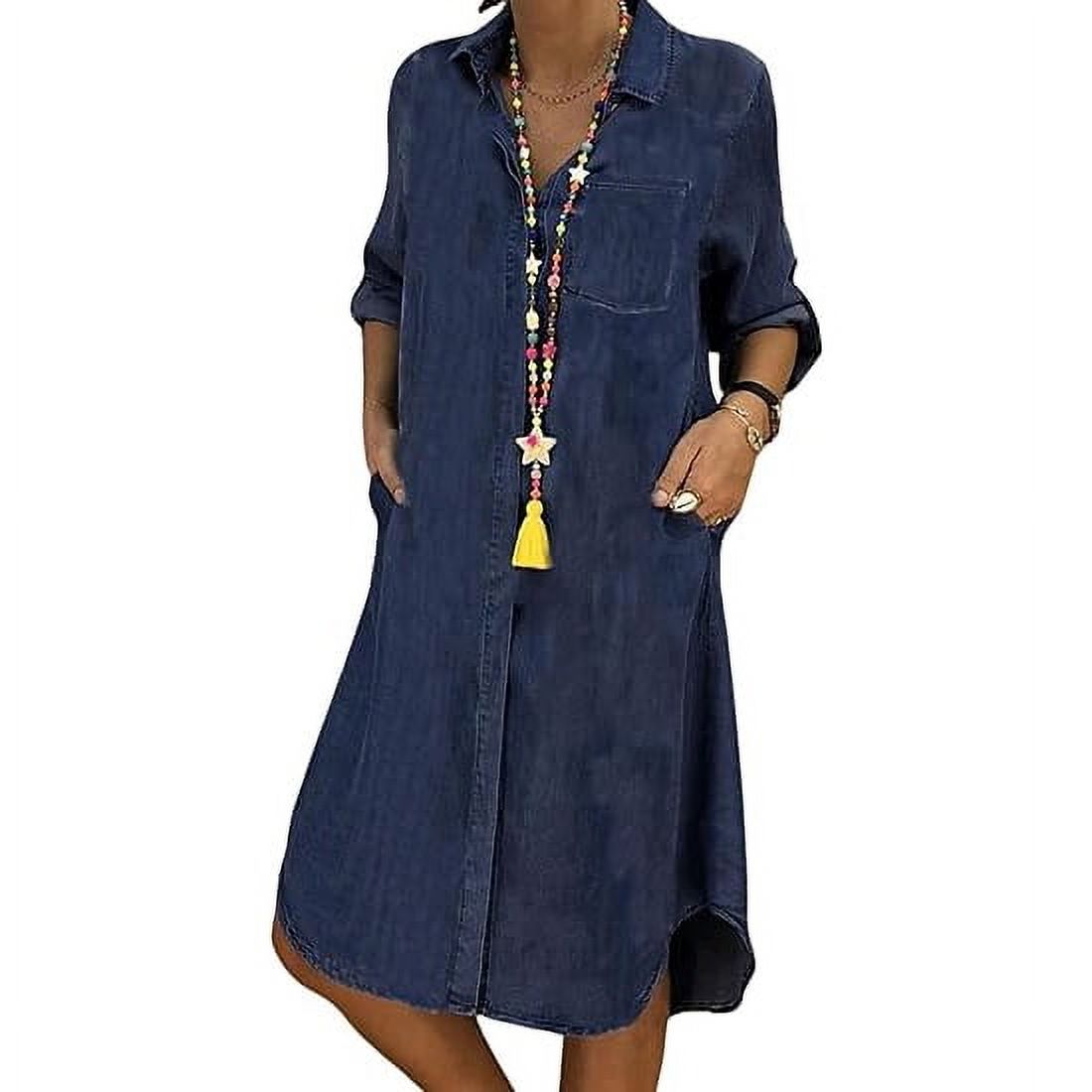utcoco denim dress utcoco Denim Dress for Women Tie Shoulder Straps Sleeveless Backless Ruffle A Line Swing Babydoll Mini Jean Dresses (X-Small, Dark Blue) at Amazon Women's Clothing store