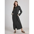 thumbnail image 1 of utcoco women's casual button long sleeve denim maxi skirt, 1 of 4