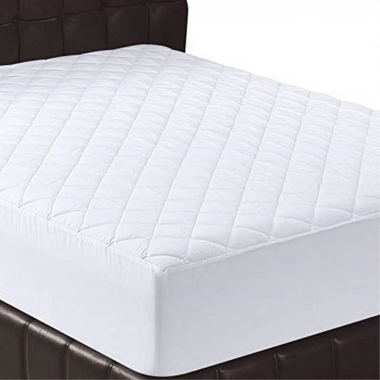 utopia bedding quilted fitted mattress pad king mattress cover stretches up to 16 inches deep mattress topper Walmart