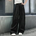 thumbnail image 1 of uublik Baby Boys' Girls' Pants Size 5T-16 Casual Pants Elastic Waist Hiking School Uniform Sweatpants Joggers Black, 1 of 5