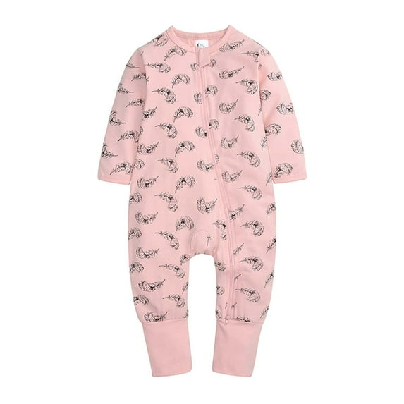 uublik Baby Rompers Boy Long-sleeve Romper Jumpsuit Clothes Outfits Watermelon Red 18-24 Months