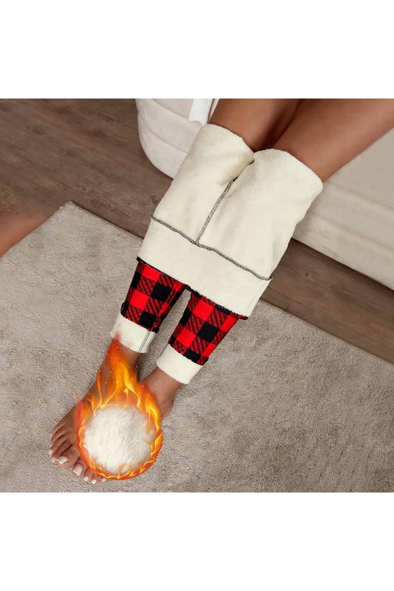 Base Layer Bottoms for Women Joggers for Women High Waisted Thermal Winter Warm Pants for Snow, Red