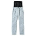 thumbnail image 1 of uublik Boys Girls Pant Size 8-16 Ski Pants for Outdoor Windproof Waterproof Warm and Thick Unisex Pants Gray, 1 of 2