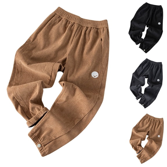 uublik Boys Girls Pants Size 7-16 Fleece Lined Sweatpants Casual Trendy Workout Sweat Pants Fall Winter Workout Trousers Coffee