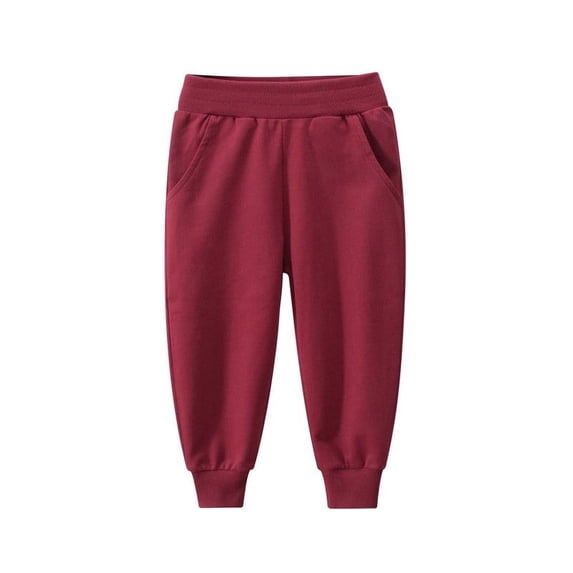 UUBLIK Lounge Joggers Elastic Waist Pockets Relaxed Fit Sweatpants Boys Toddler