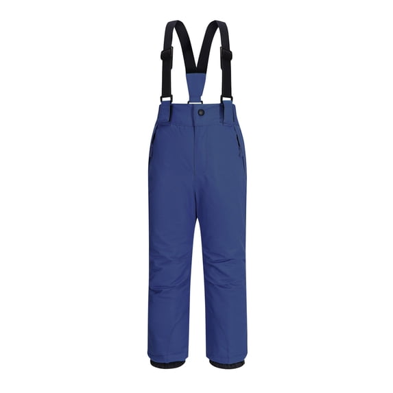 uublik Boys' Girls' Sweatpants Size 4T-19 Ski Pants for Outdoor Windproof Waterproof Warm and Thick Unisex Pants Navy