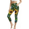 thumbnail image 1 of uublik Capri Yoga Pants for Women Multicolor High Waisted Soft Yoga Lounge Workout Capri Pants, 1 of 4