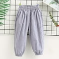 thumbnail image 1 of uublik Child Pants Boys Girls Size 2T-10 Casual Pants Elastic Waist Hiking School Uniform Sweatpants Joggers Gray, 1 of 4