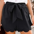 thumbnail image 1 of uublik Compression Shorts for Women Loose Super Soft Casual Shorts Black, 1 of 5