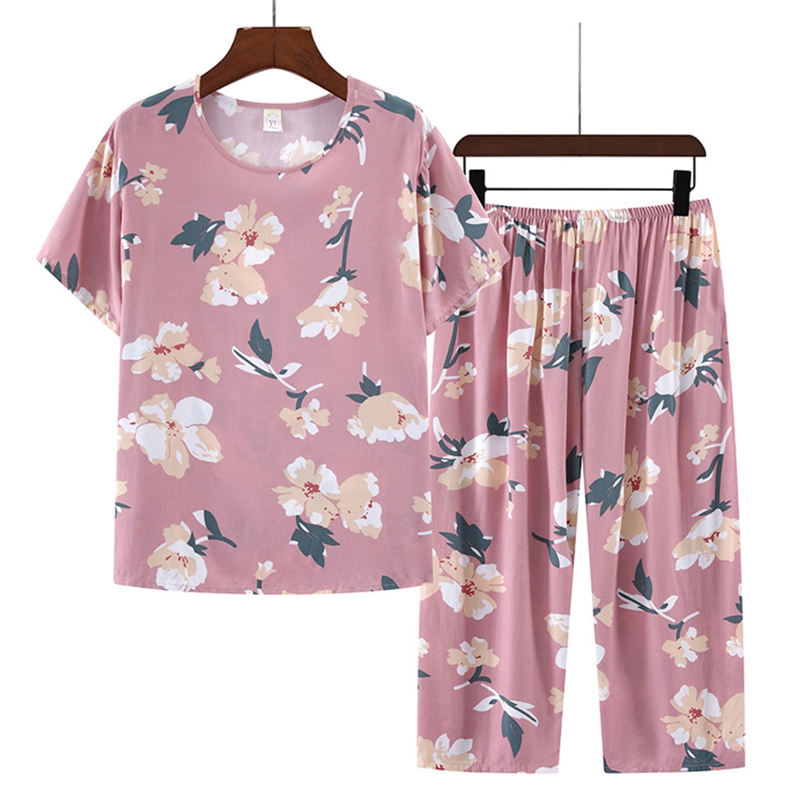 Ladies casual printed warm Pajama (Pk of 2)