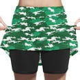 thumbnail image 1 of uublik Cute Skirts for Girls Green Tennis Skirts Golf Skort Athletic Dance Running School Sport Skirts with Shorts Size 2T-12, 1 of 5