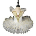 thumbnail image 1 of uublik Dance Dresses for Girls Size 1T-14 Leotards Ballet Dance Tutu Princess Dress White, 1 of 3