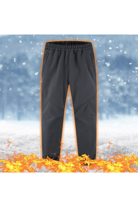 Girl Pants Warmth Waterproof Fleece Lined Cozy Kids Hiking Pants 5-16 Years