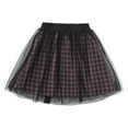 thumbnail image 1 of uublik Girl Skirt Black Layered Mesh Skirt Party Birthday Dance Princess Skirt Size 3T-14, 1 of 2