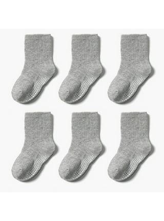 juDanzy 4 Pack of Crew Height Boys or Girls Socks for School Uniform,  Sports and Casual Wear