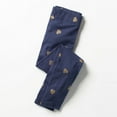 thumbnail image 1 of uublik Girls Dance Leggings Casual Cute Knitting Cotton Girls' Outer Leggings Blue, Size 2T-7, 1 of 5