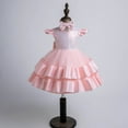 thumbnail image 1 of uublik Girls Formal Dresses Size 1T-8 Sleeveless Princess Sequin Dresses Flower Girl Wedding Birthday Party Dresses Pink, 1 of 4