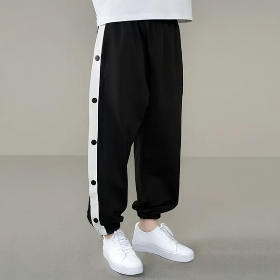 uublik Girls Hiking Pants 3-16 Years Soft Athletic Girls Casual Pants with Pockets High Waisted Trousers Black