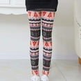 thumbnail image 1 of uublik Girls Leggings Stretchy Slim Soft Cute Printed Bottom Pants, 1 of 4