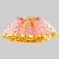 thumbnail image 1 of uublik Girls Skirt Pink with Shorts Layered Tutu Skirt Dance Dress Ruffle Tiered School Size 3T-8, 1 of 3