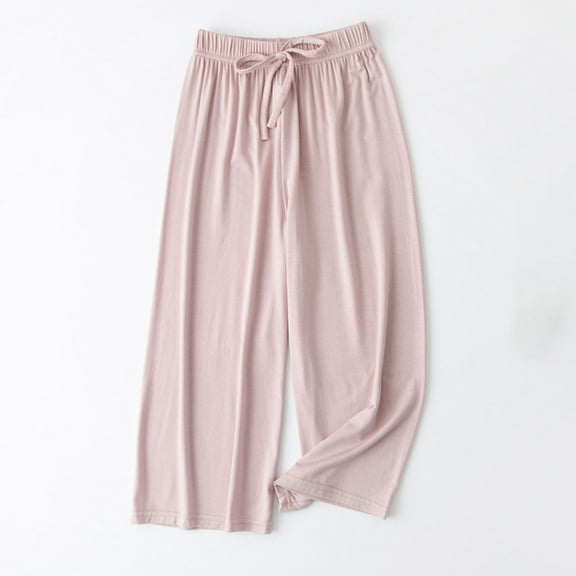 uublik Girls Wide Leg Leggings 4-15 Years Stretch High Waist Kids Dance Yoga Casual Pants Pink