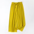 thumbnail image 1 of uublik Girls Wide Leg Leggings 4-15 Years Stretch High Waist Kids Dance Yoga Casual Pants Yellow, 1 of 3