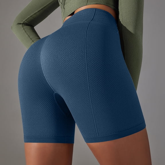 uublik High Waisted Shorts Women Super Soft Sweatpants Shorts Navy