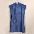 thumbnail image 1 of uublik Hotel Bathrobe Women Lightweight Short Bathrobe Sleepwear Pajamas Nightgowns Loungewear Dark Blue, 1 of 6