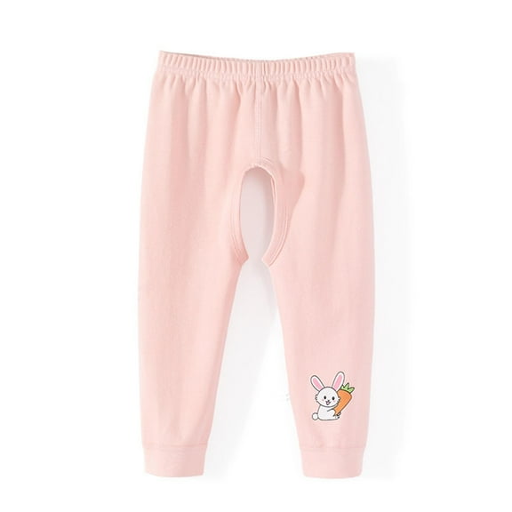 uublik Joggers for Boys Girls Size 0-2T Baby Long Pants Elastic Waist Jogger Pants Sweatpants Pink