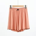 thumbnail image 1 of uublik Jogging Shorts Women Wide Leg Bandage Womens Active Shorts Orange XXL, 1 of 4