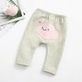 thumbnail image 1 of uublik Kids Sweat Pants Clouds Keep Warm Leggings Fleece Lined Elastic Waist Joggers Long Pants, 1 of 4