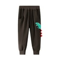 thumbnail image 1 of uublik Kids Sweatpants Elastic Waist Casual Dinosaur Printed Baggy Sweatpants, 1 of 4