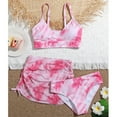 thumbnail image 1 of uublik Kids Swimsuits Fashion Cute Gradient Print Swimming Trunks Skirt Seaside Swimsuit Set, Sizes 4-11, 1 of 5