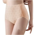 thumbnail image 1 of Asgosdo Ladies Panties Beige High Rise Briefs Soft Strench Breathable Ladies Underwear, 1 of 4